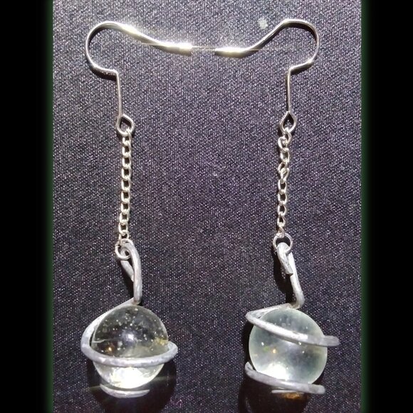Silver Marble Earrings 2 Pack - Picture 1 of 1